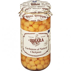 ROSARA garbanzo natural extra frasco 600 grs